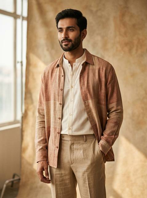 INZAHS Men Collection - Tailored Jacquard Waistcoats & Classic Kurtas